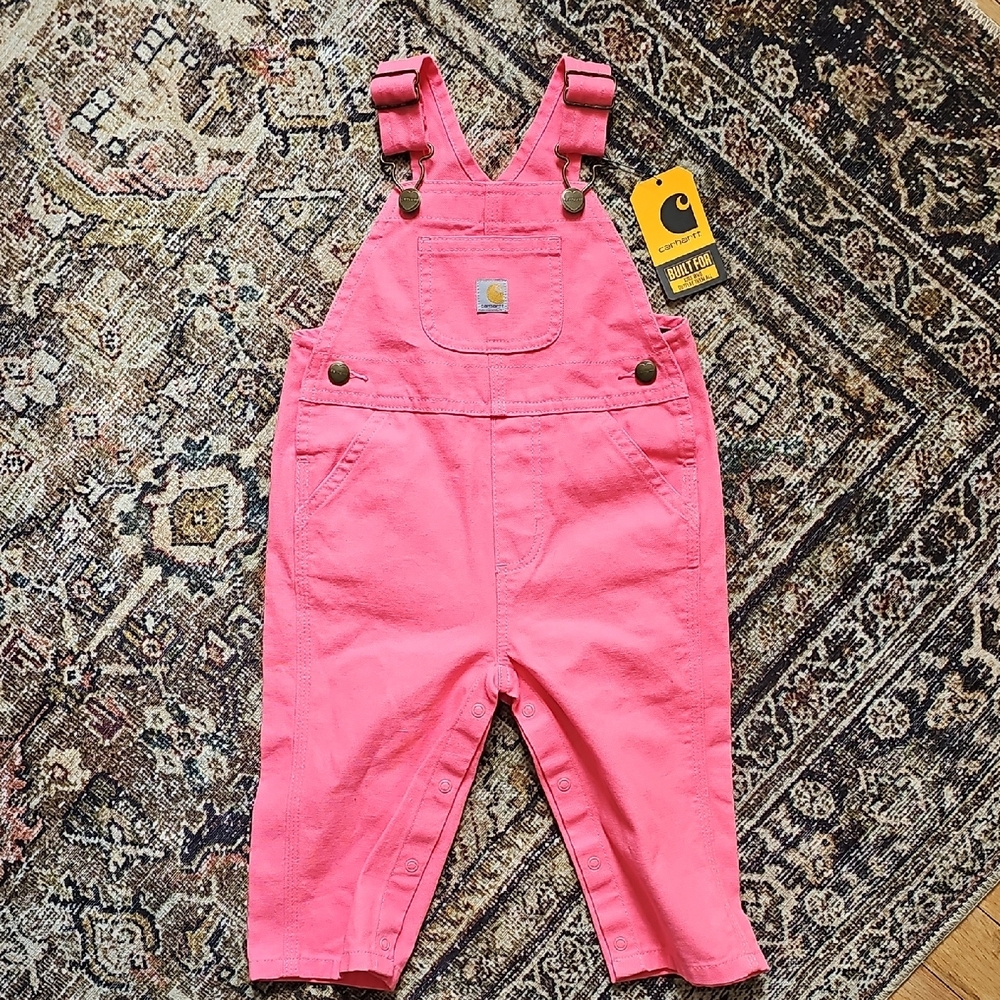 Carhartt Kids Pink Overalls